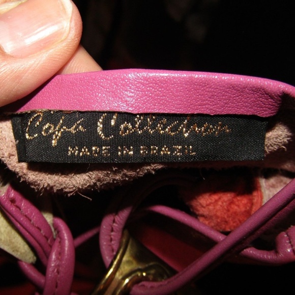 VINTAGE COPA COLLECTION Amethyst Pink Lth Handbag - Picture 7 of 7